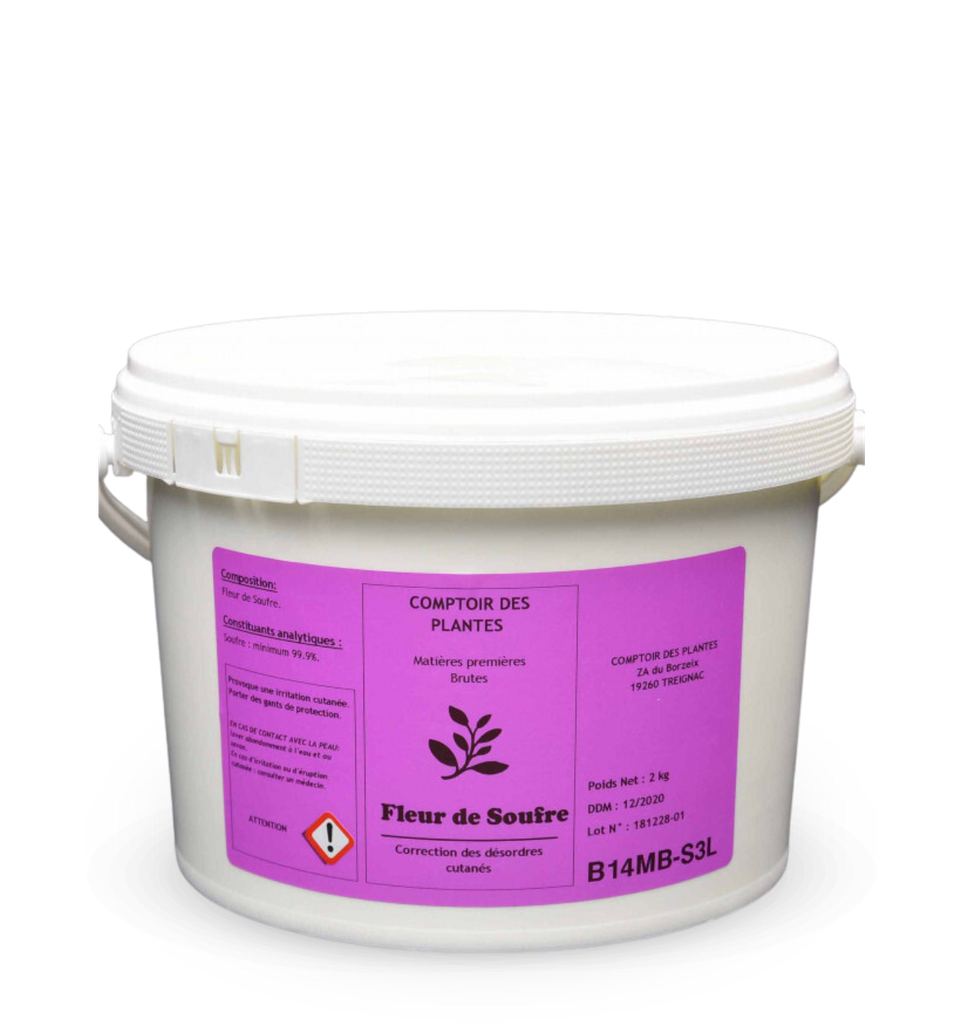 Fleur de soufre supérieure B14MB